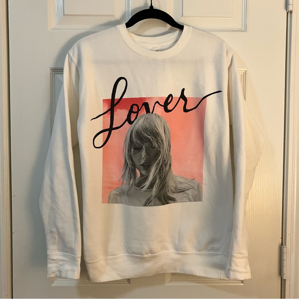 Taylor Swift Lover Album Cover Crewneck